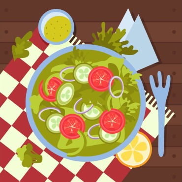 Food Character Illustrations Templates 214612