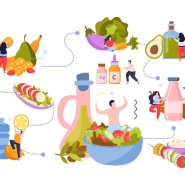 Food Character Illustrations Templates 214613