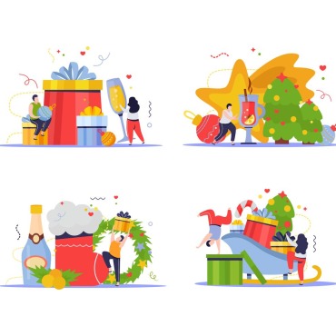 Happy Celebration Illustrations Templates 214652