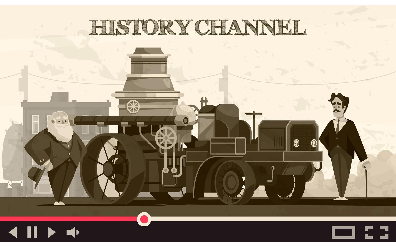 History Transport 201112656 Vector Illustration Concept