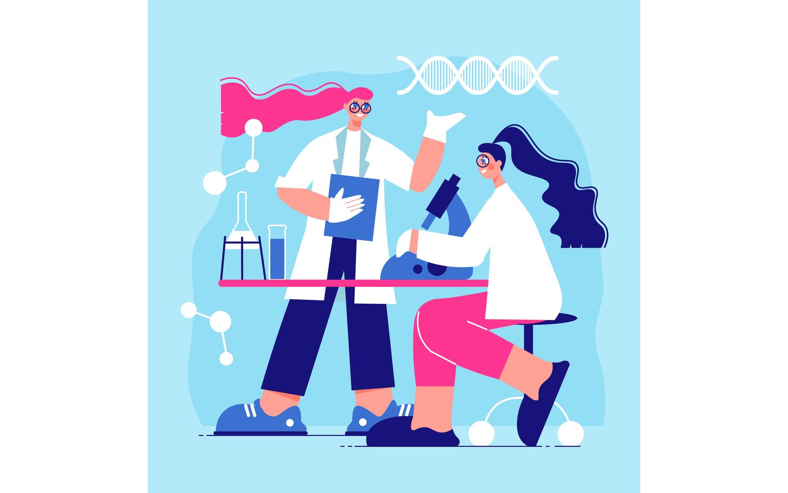 Science Laboratory 201060535 Vector Illustration Concept