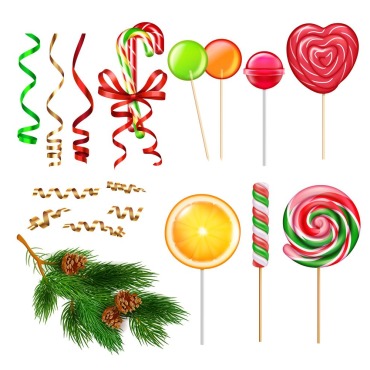 Colorful Holiday Illustrations Templates 215014