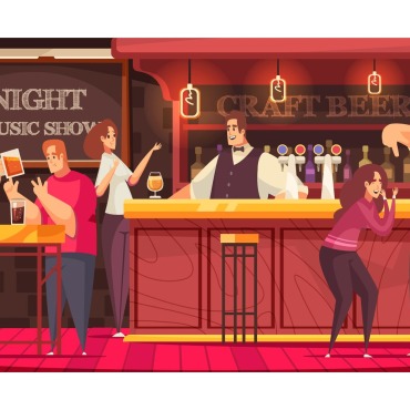 People Party Illustrations Templates 215022