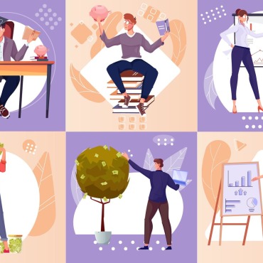 Education Person Illustrations Templates 215152