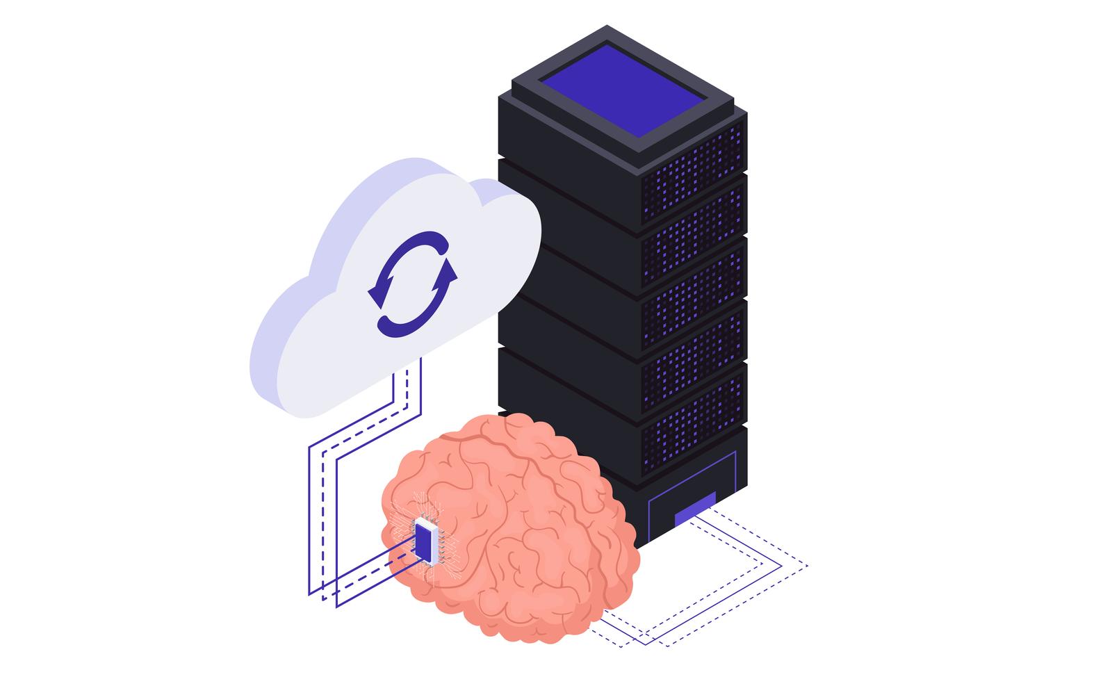 Brain Implants Technologies 200903920 Vector Illustration Concept