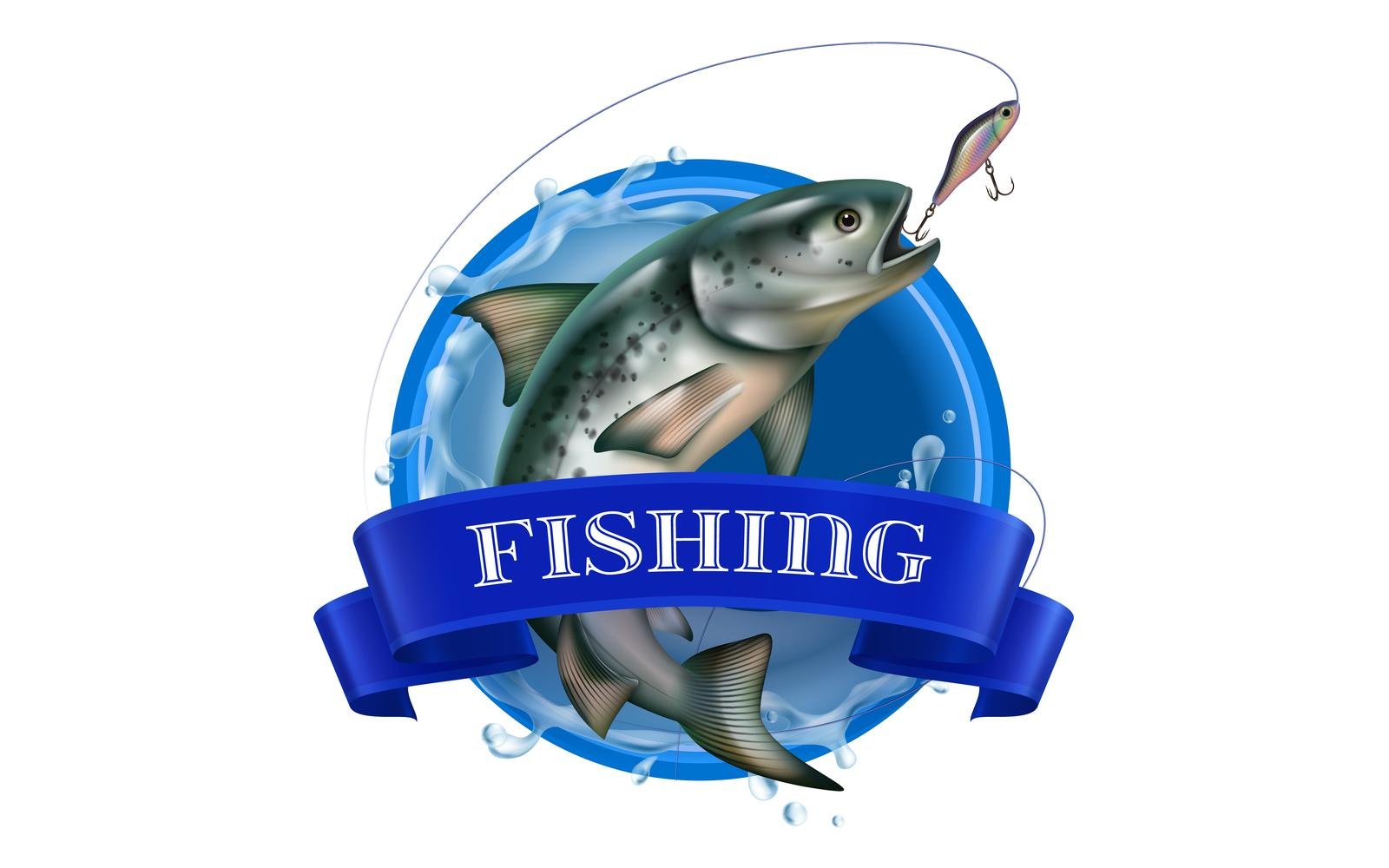 Jumping Fish Realistic 200721110 Vector Illustration Concept