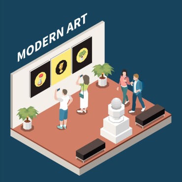 Museum Security Illustrations Templates 215296