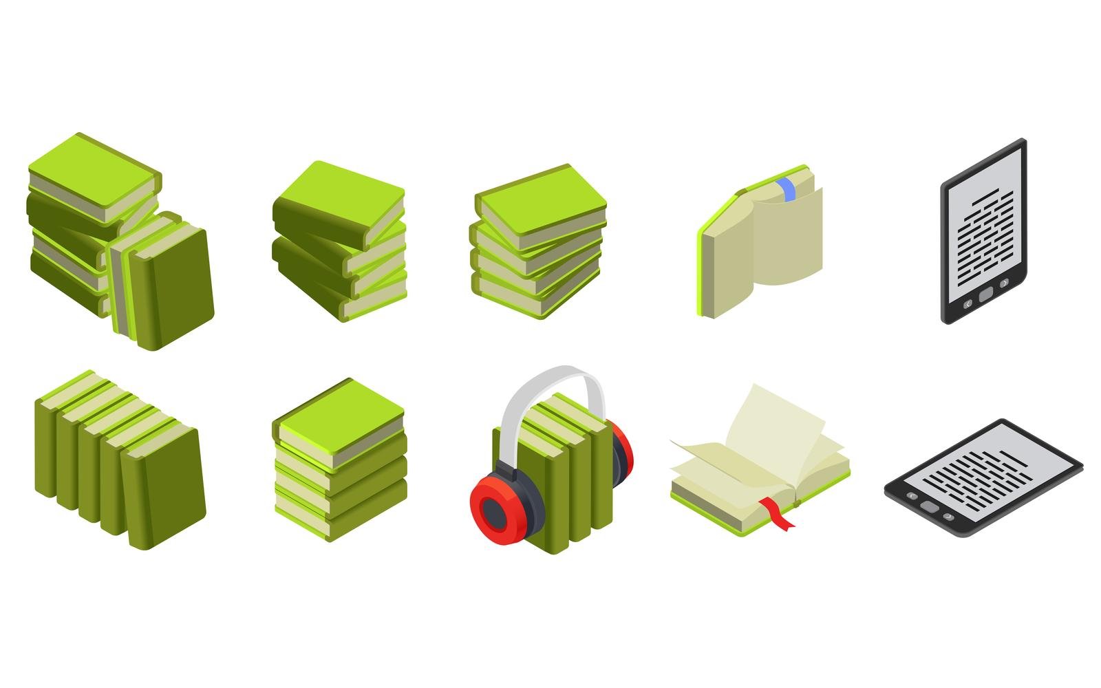 Reading Isometric 200820123 Vector Illustration Concept