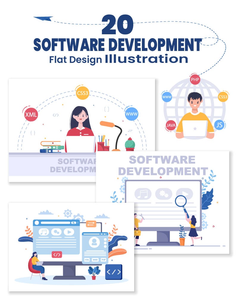 20 Software Development and Programming Illustration