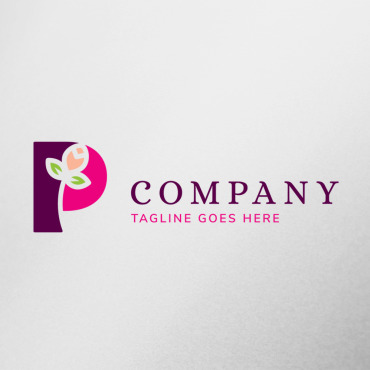 Plogomonogramnaturalnatureorganicp Letterpharmacyrosetemplatetreetulip Logo Templates 215792