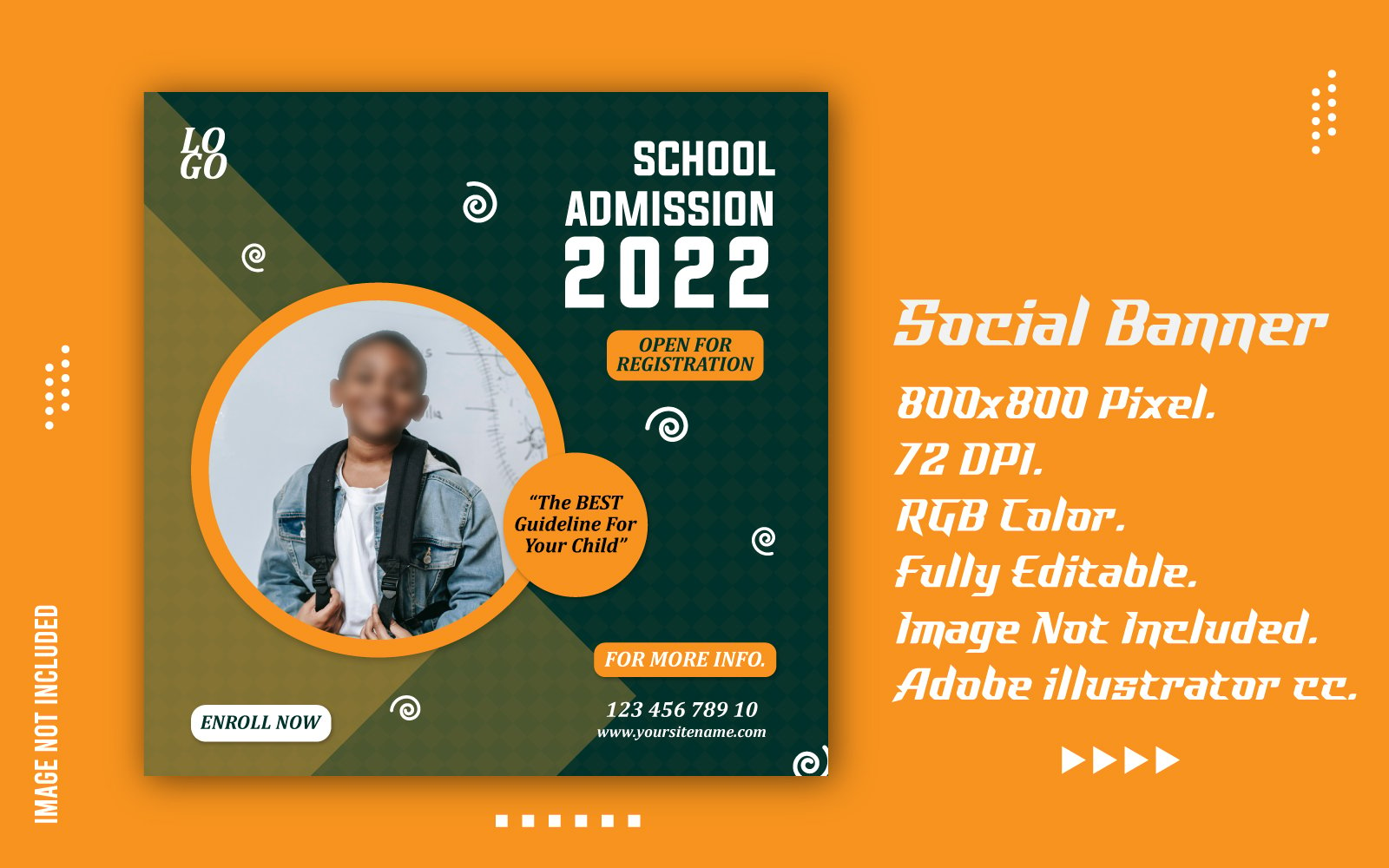 Admission 2022 Promotional Ads Banner