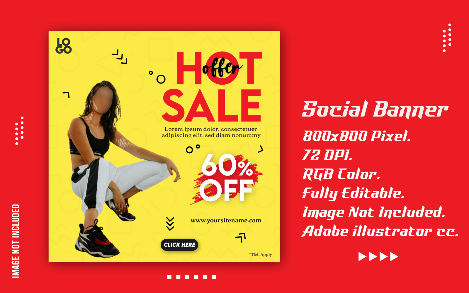 Hot Sale Offer Social Media Template