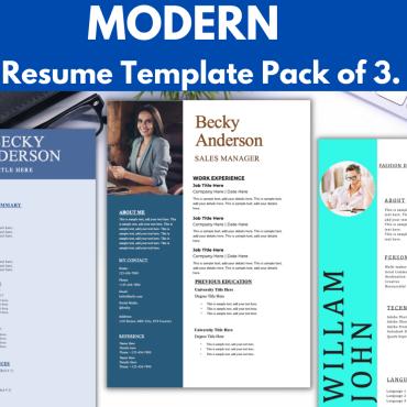 Cv Modern Resume Templates 215965