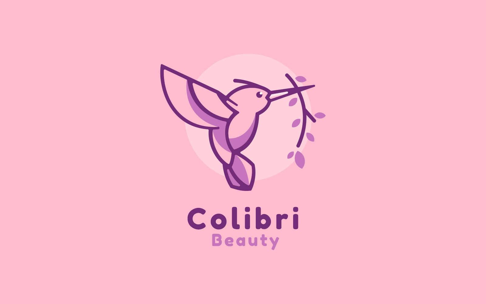 Colibri Simple Mascot Logo