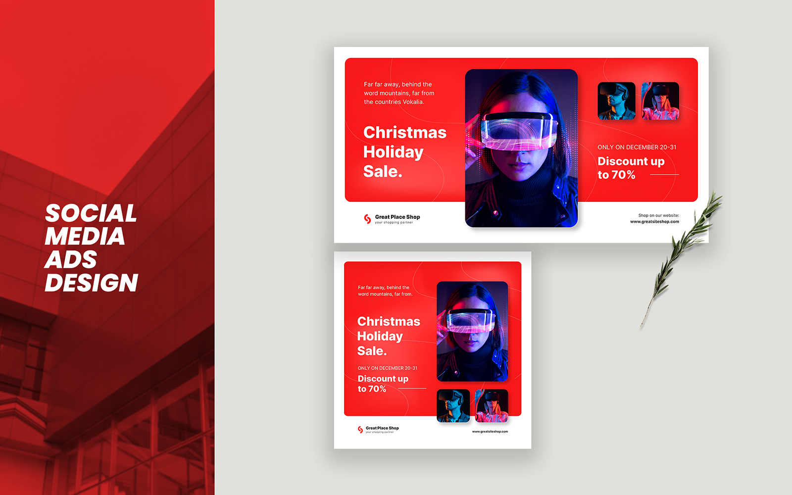 Christmas Facebook & Instagram Ads Template