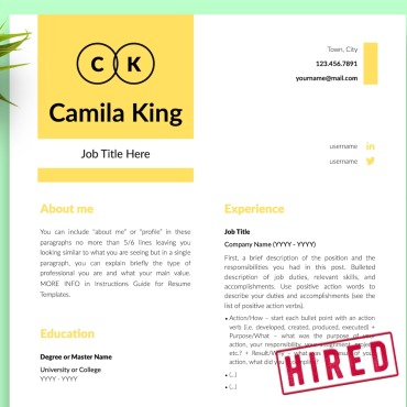 Design Resume Resume Templates 216556