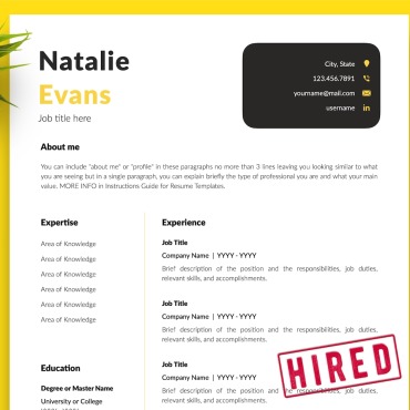 Resume Black Resume Templates 216591