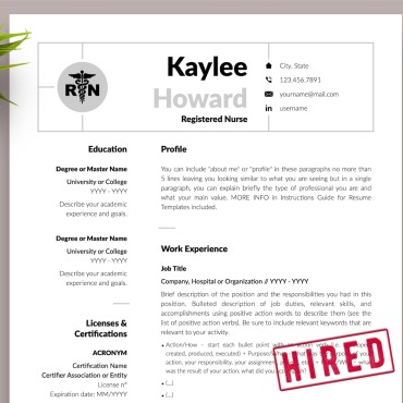 Cv Word Resume Templates 216616