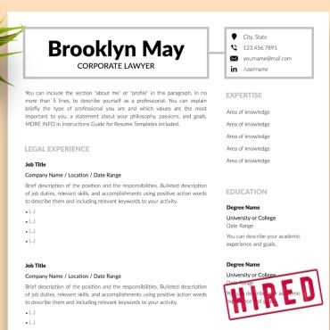 Lawyer Lawyer Resume Templates 216626
