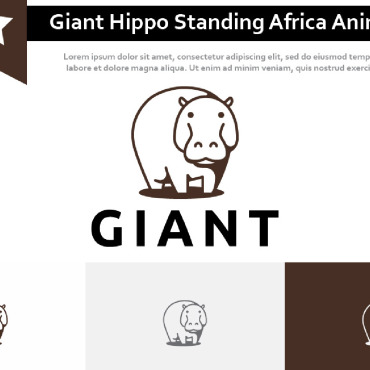 Giant Hippo Logo Templates 216693