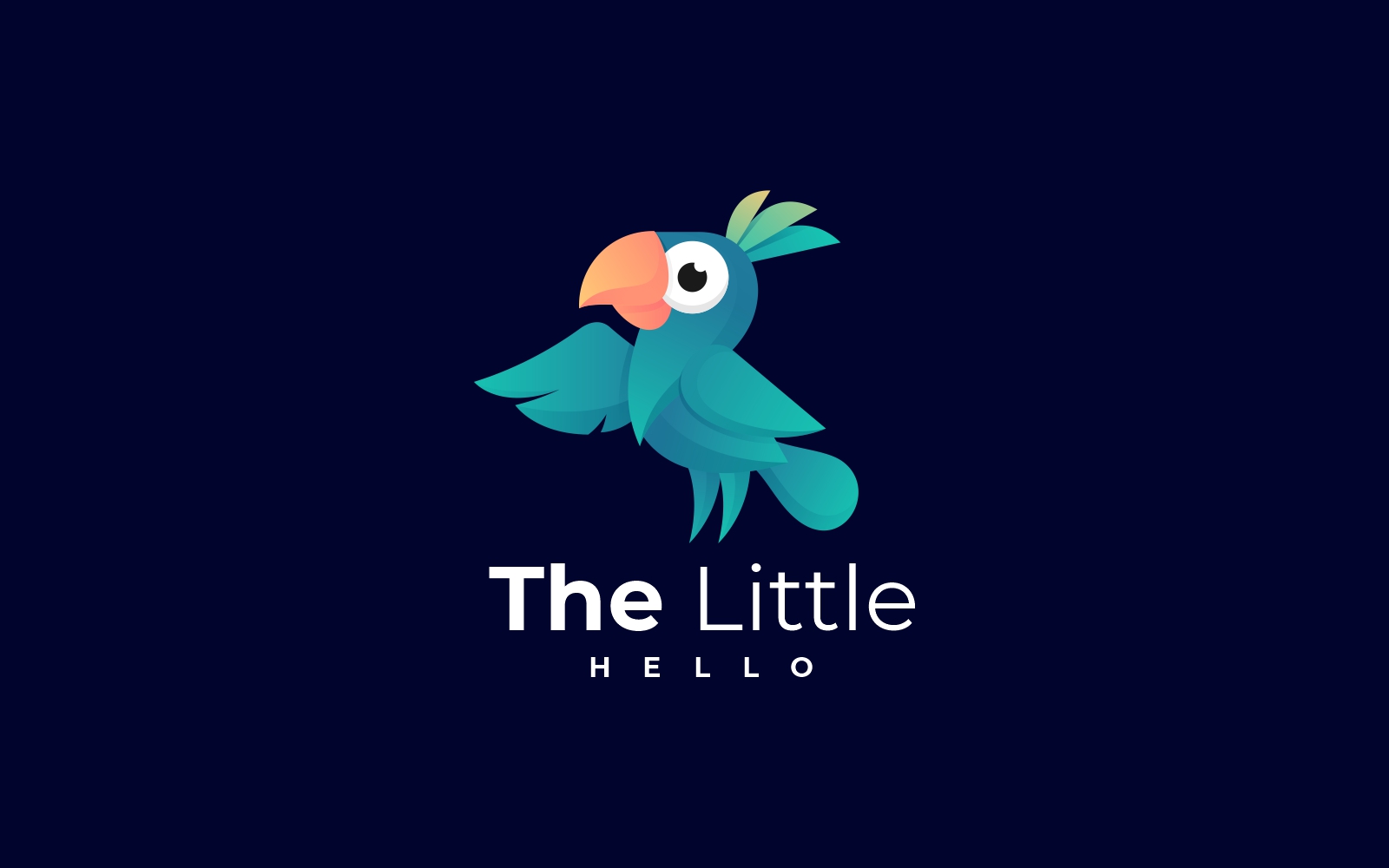 Little Bird Gradient Logo Style