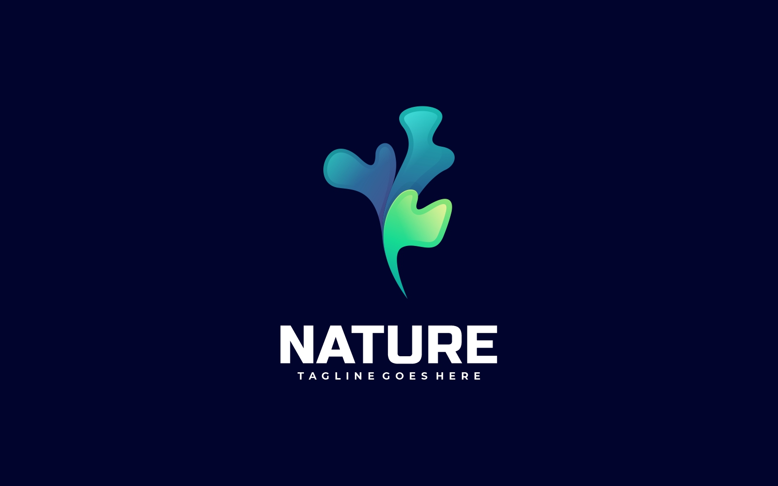 Nature Gradient Colorful Logo