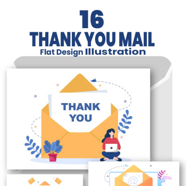 Email Thank Illustrations Templates 216720