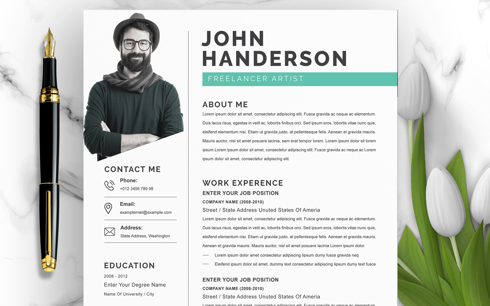 John Handerson / CV Template