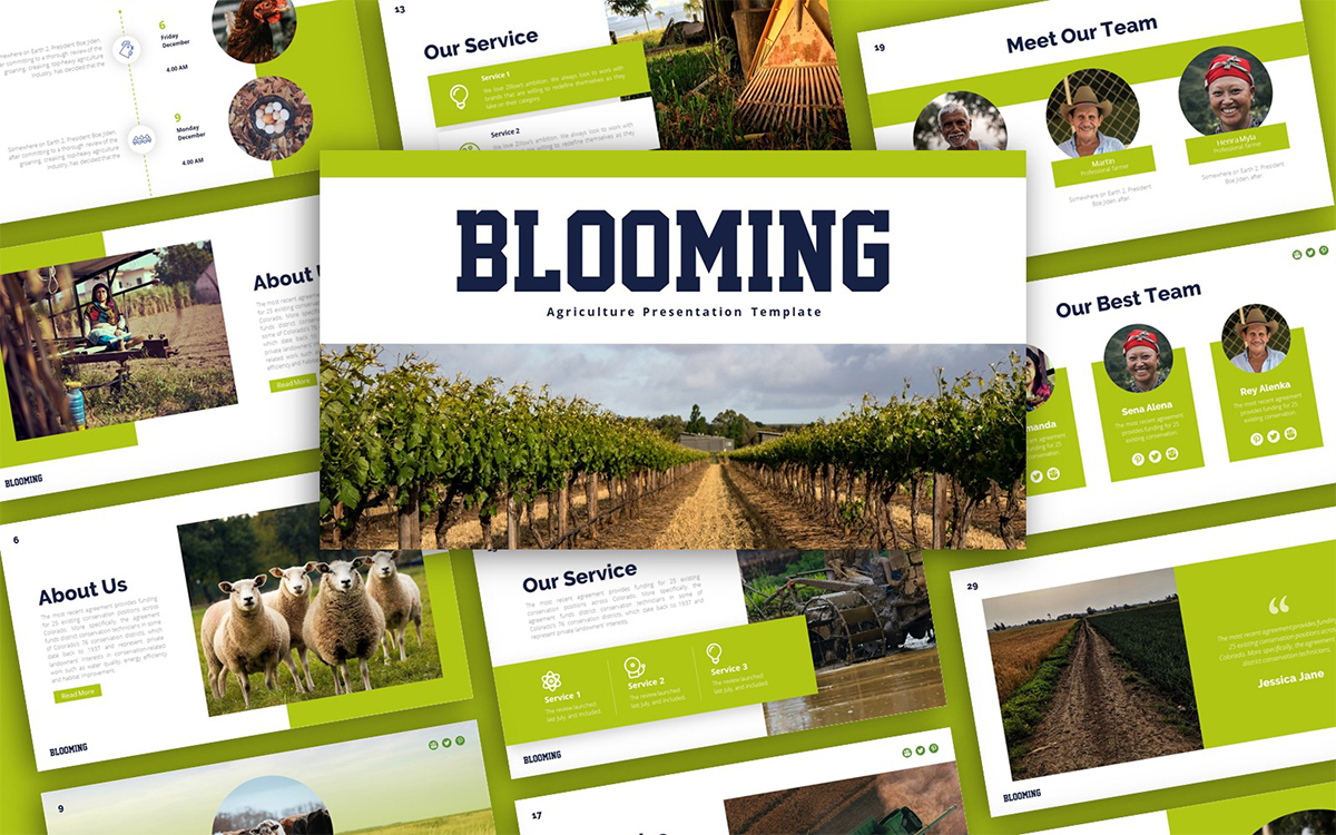 Blooming Agriculture Presentation Template
