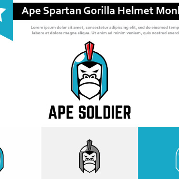 Soldier Spartan Logo Templates 216791
