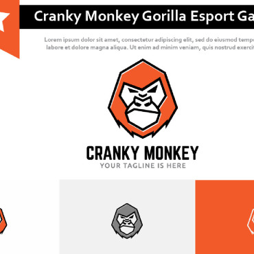 Monkey Angry Logo Templates 216795