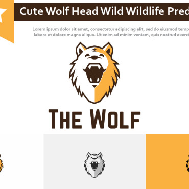 Wolf Head Logo Templates 216797