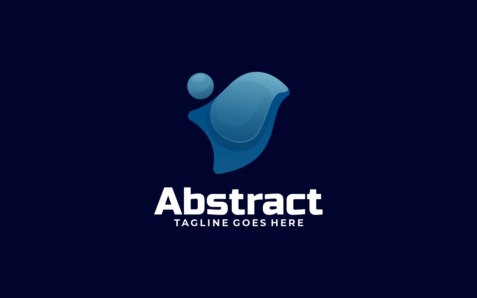 Abstract Fluid Gradient Logo