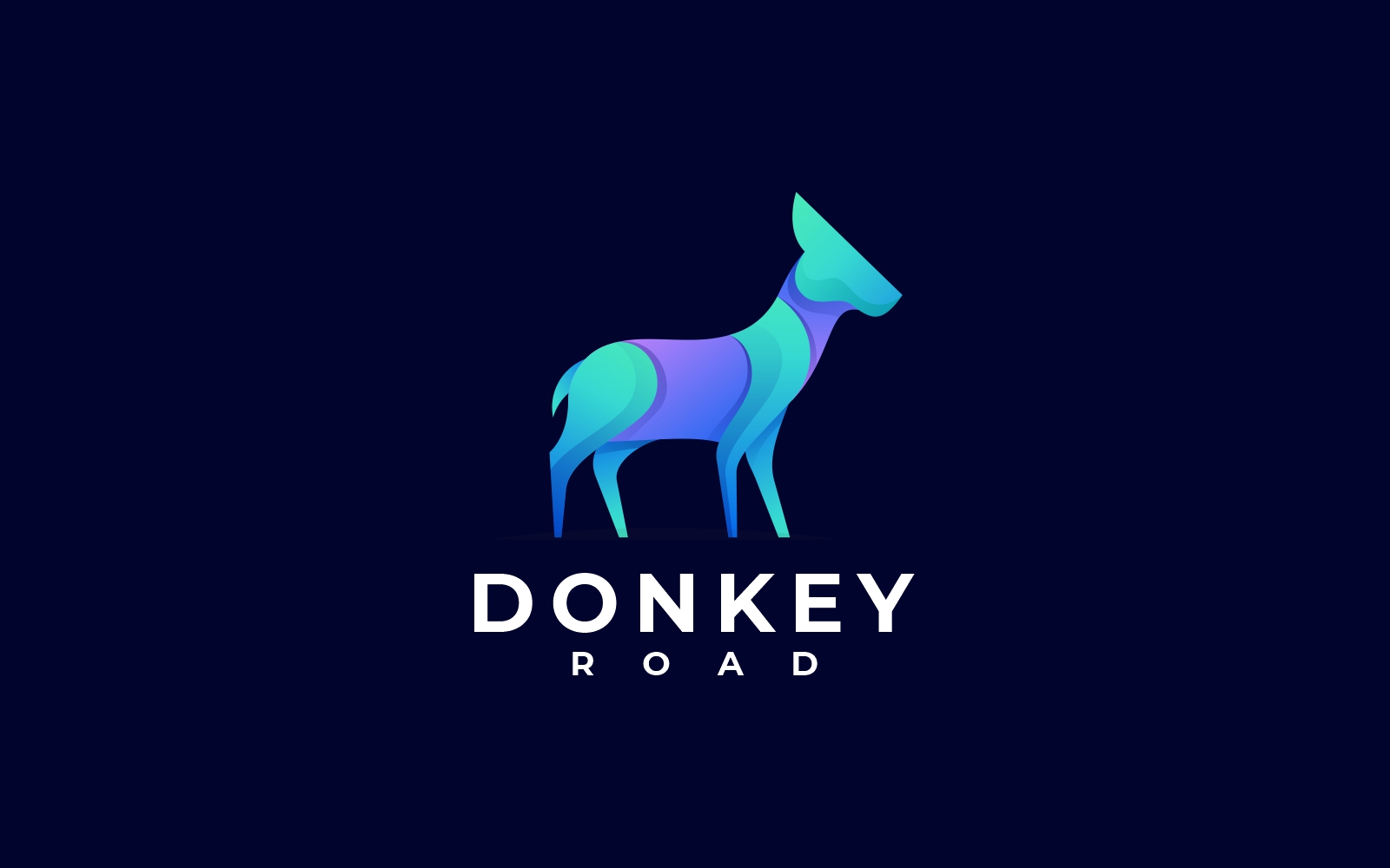 Donkey Gradient Logo Style