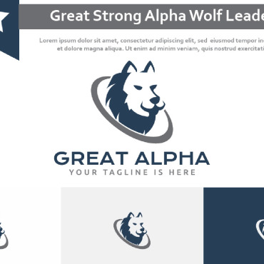 Strong Alpha Logo Templates 216811