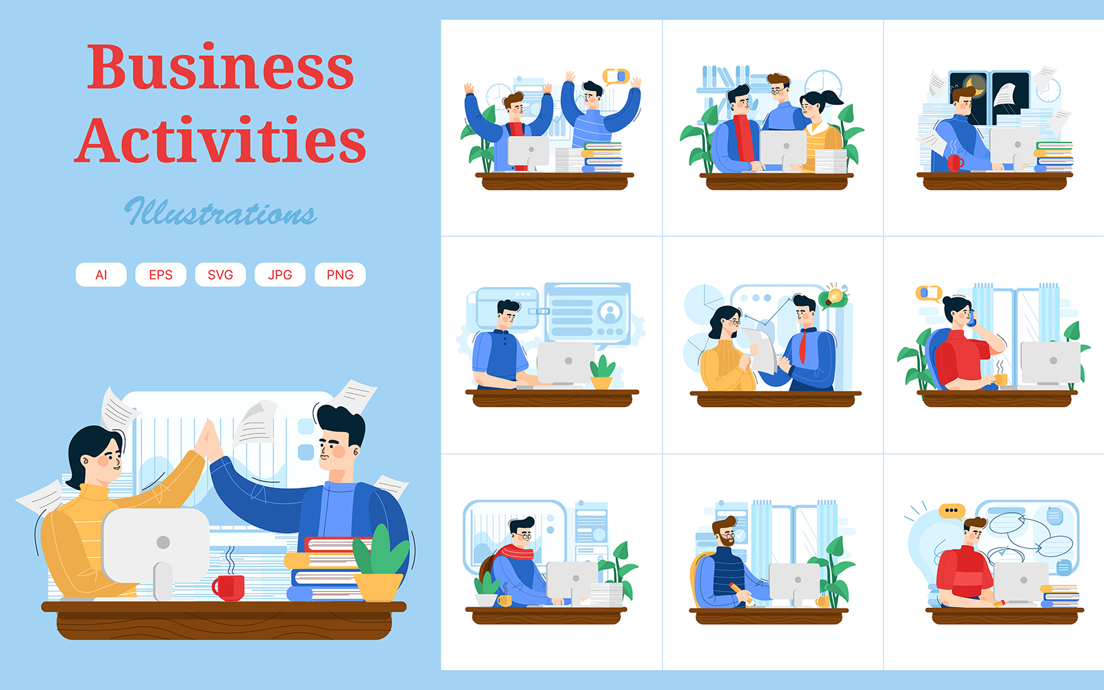 M332 - Business Illustration Pack