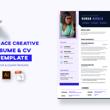 Clean Customizable Resume Templates 216909