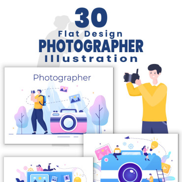 Camera Photographer Illustrations Templates 216955