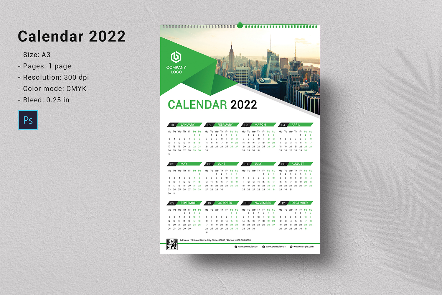 2023 Wall Calendar Planner