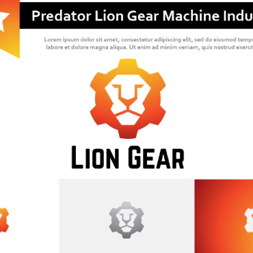 Lion Gear Logo Templates 217054