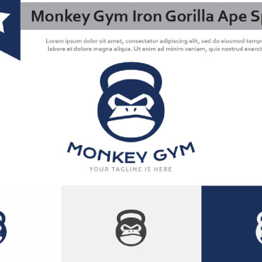 Monkey Gym Logo Templates 217060