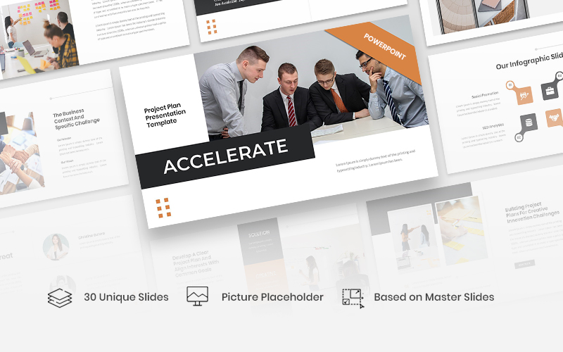 Accelerate - Project Plan PowerPoint Template