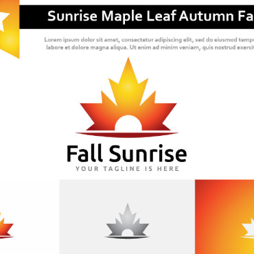 Sunrise Maple Logo Templates 217223