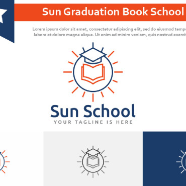 Sun Graduation Logo Templates 217225