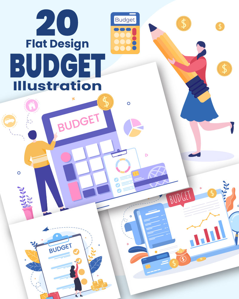 20 Budget Financial to Managing or Planning Illustration