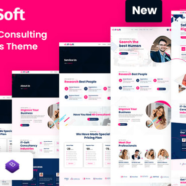 Consulting Finance Responsive Website Templates 217272