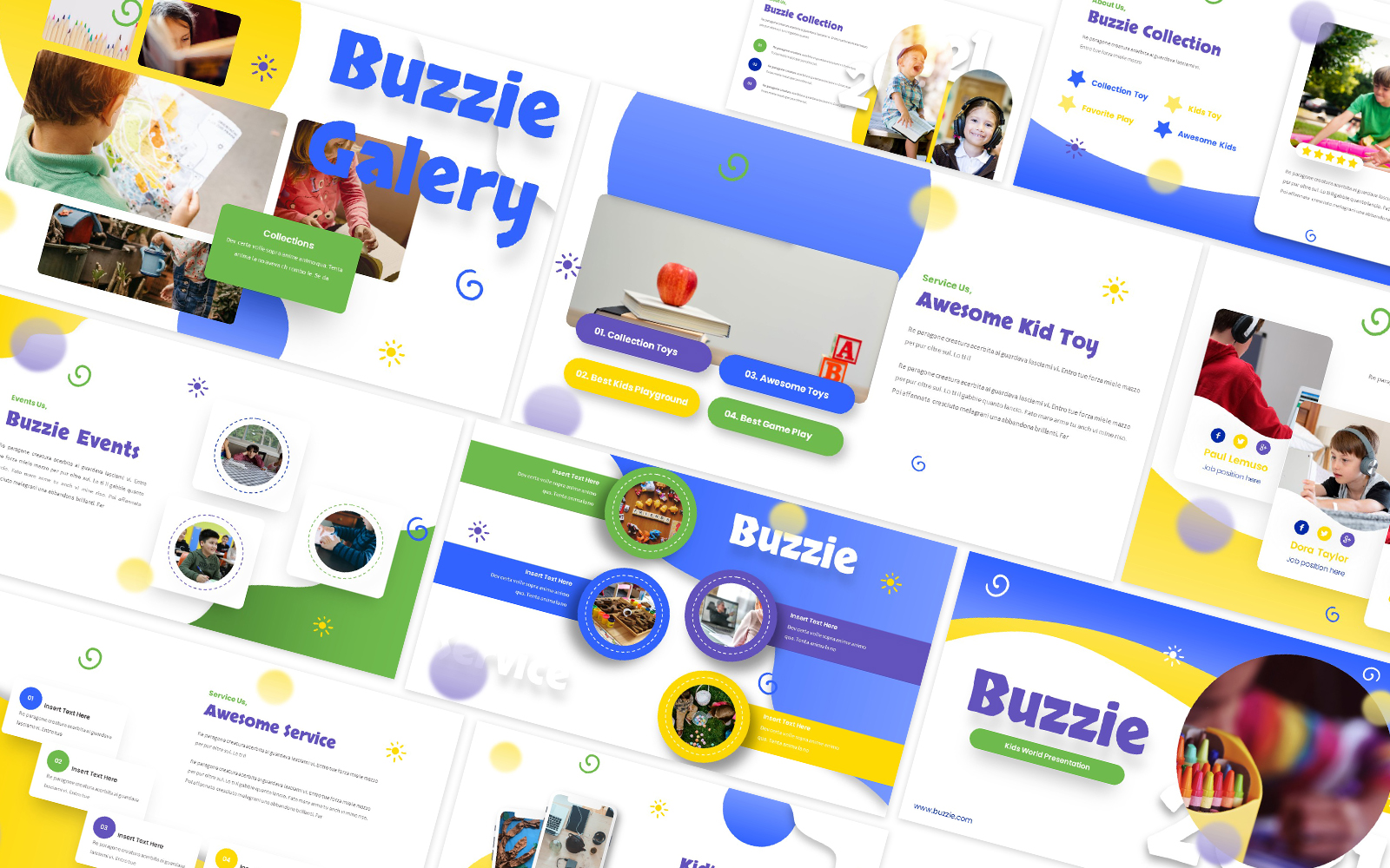 Buzzie Kids Learning Google Slides Template