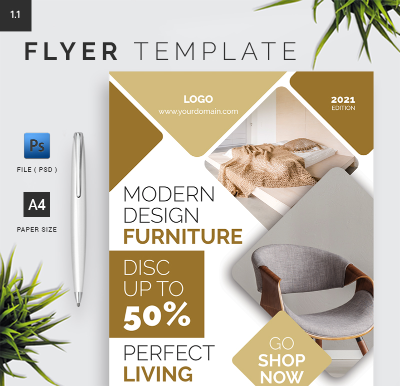 Modern Furniture - Flyer Template