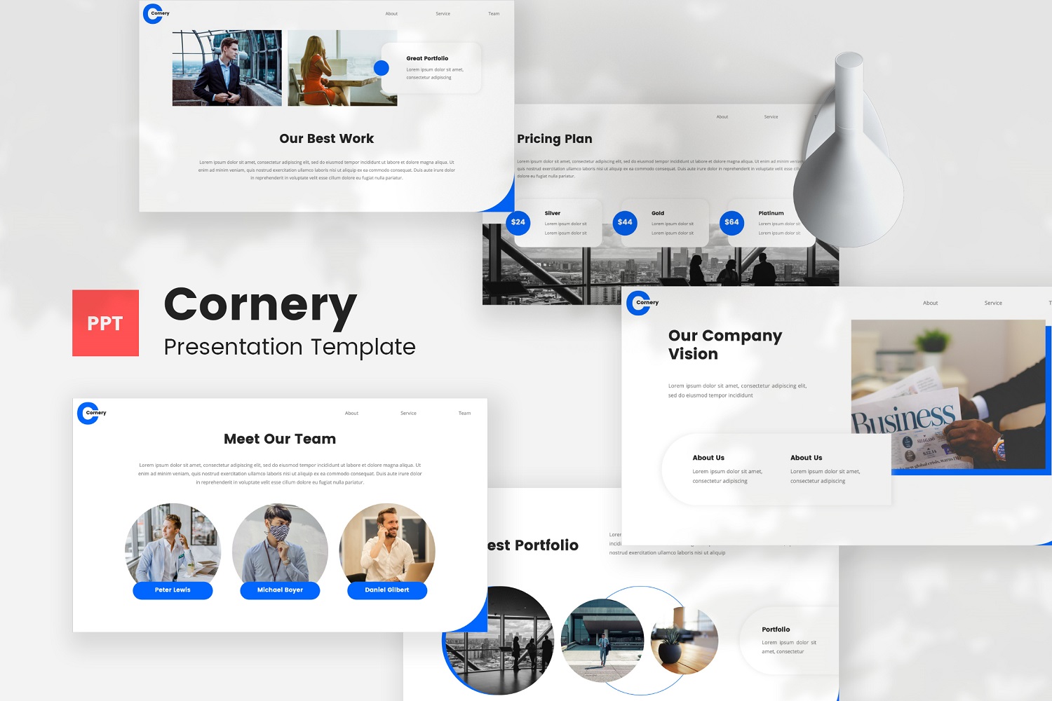 Cornery — Corporate Powerpoint Template