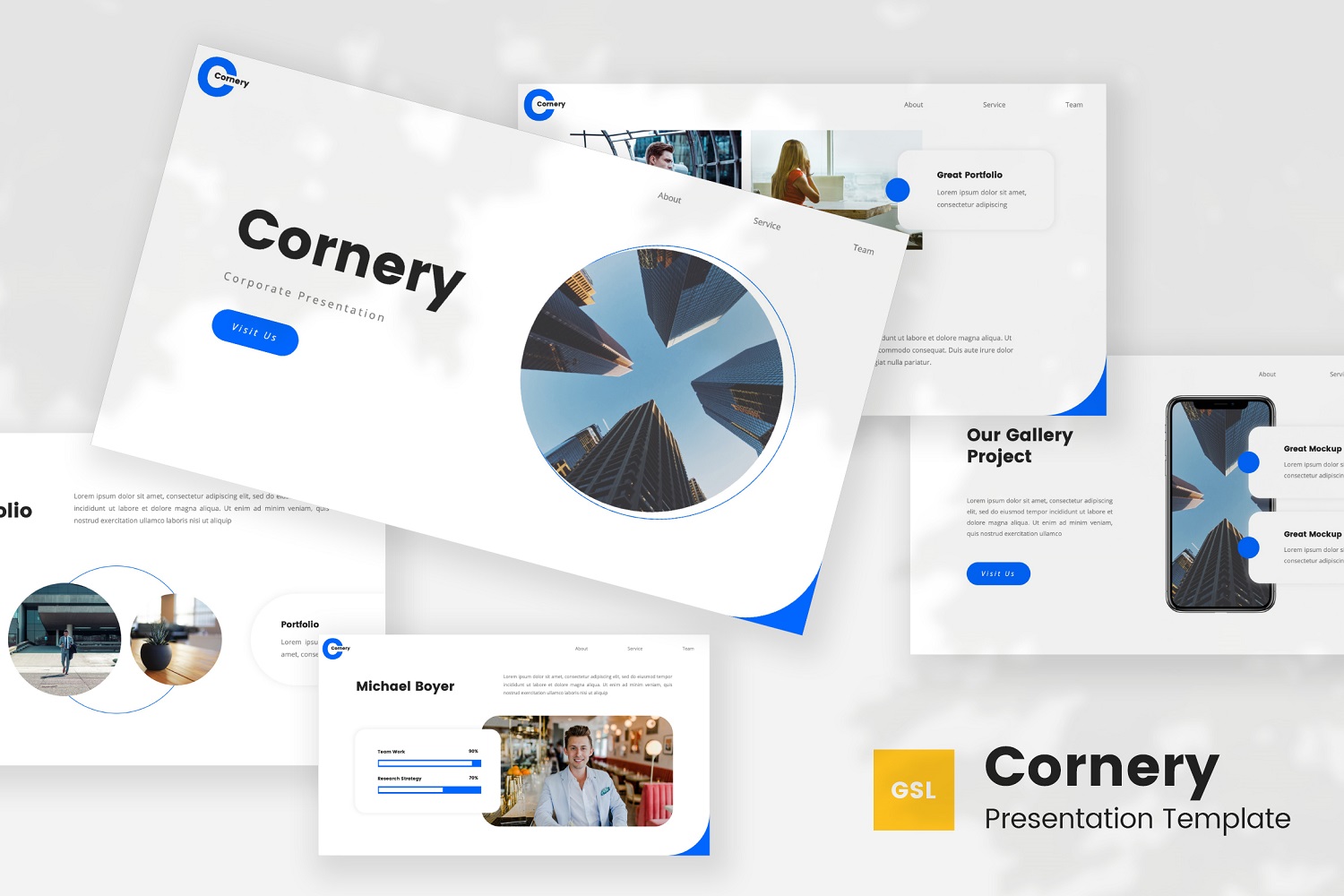 Cornery — Corporate Google Slides Template